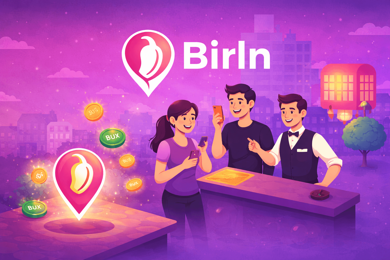 People earning with Birln at a venue