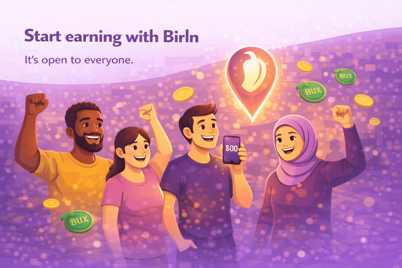 Start earning with Birln